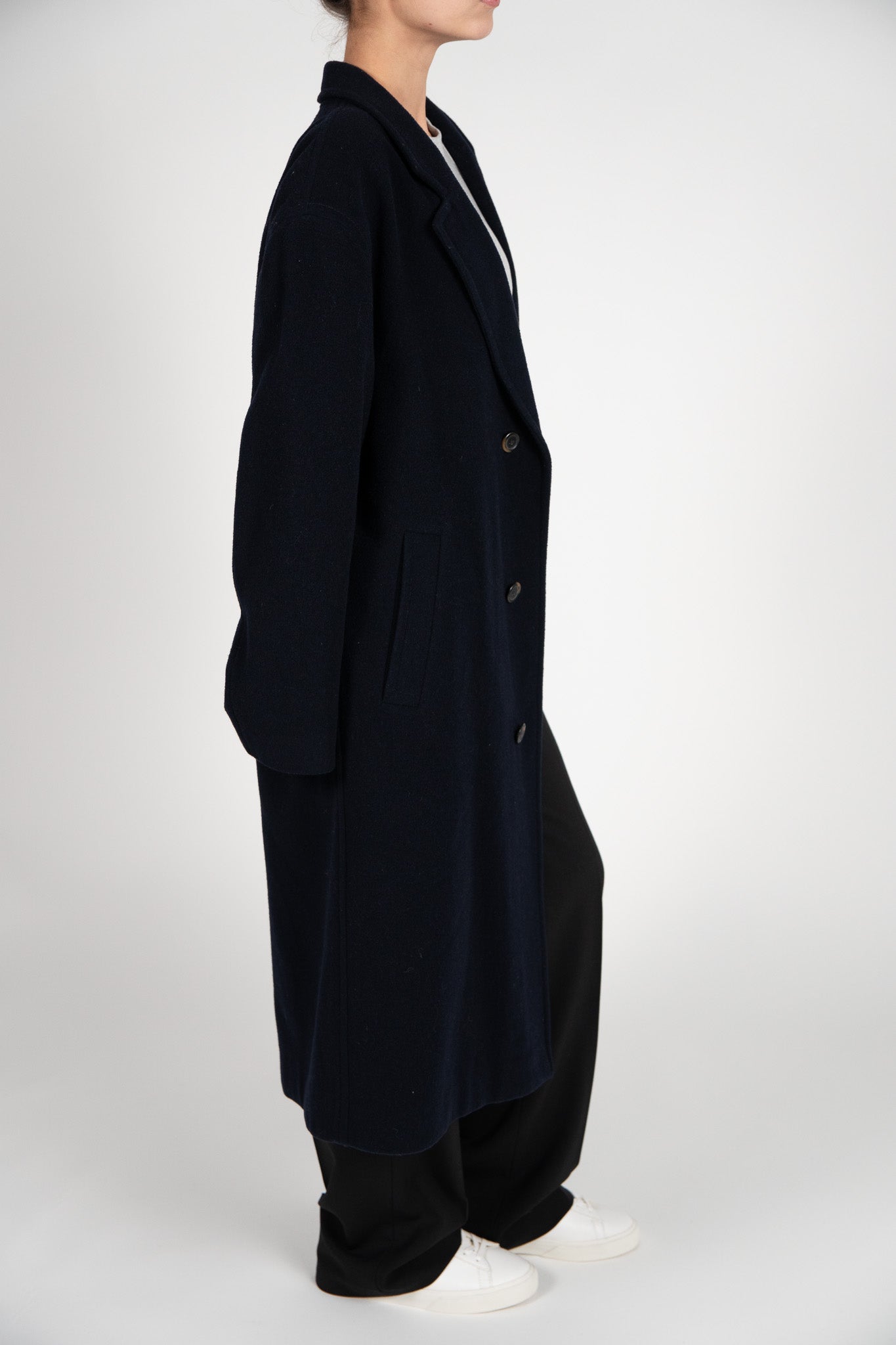 Palton Lung "Quiet Luxury" – 70% Lână & 10% Cașmir