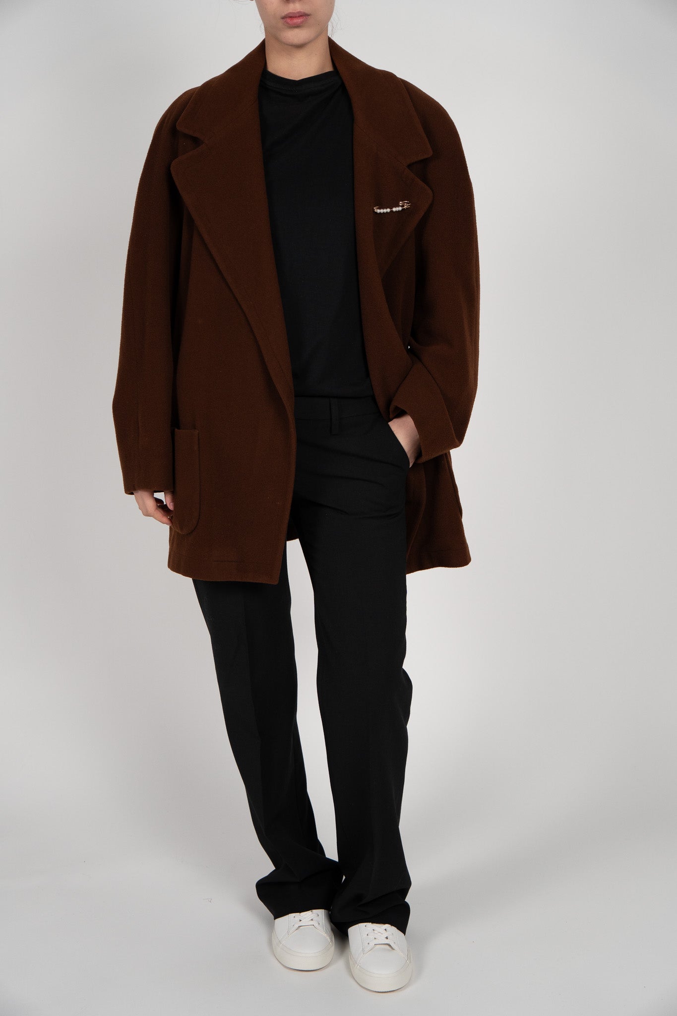 Palton Scurt  Hessnatur – Lână Virgină, Cașmir & Căptușeală Mătase