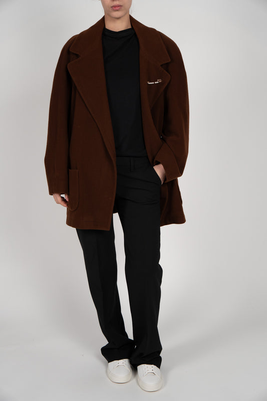 Palton Scurt  Hessnatur – Lână Virgină, Cașmir & Căptușeală Mătase